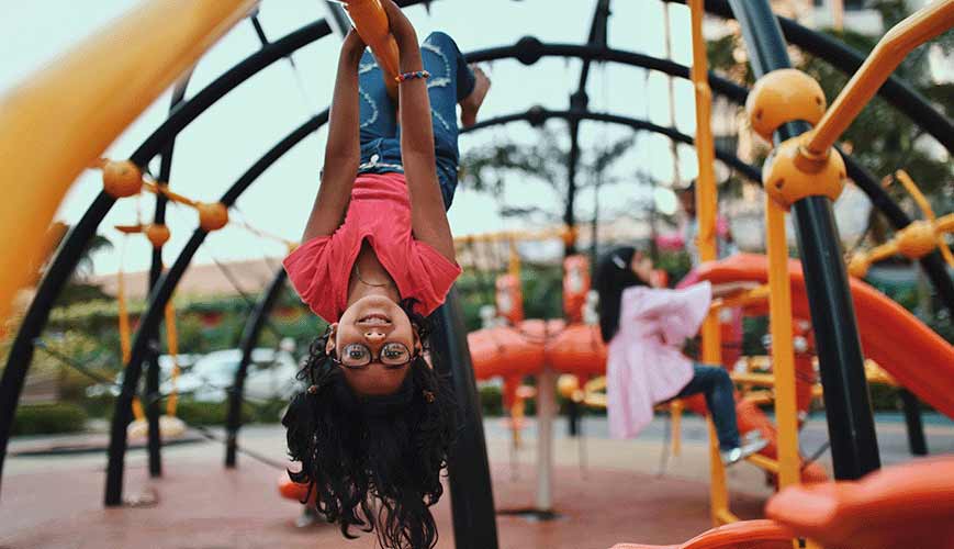 Concientización sobre lesiones en el patio de recreo