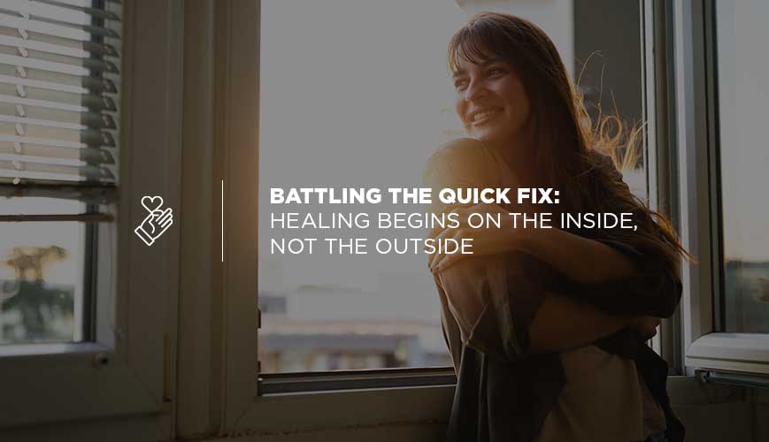 La curación comienza por dentro, no por fuera